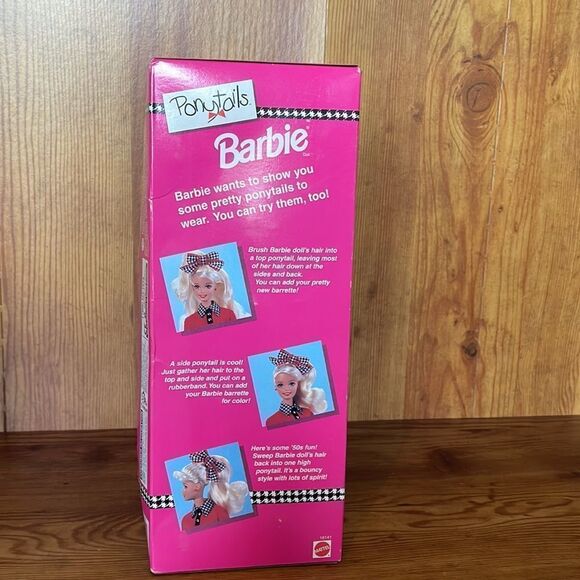 1997 Ponytails Barbie Doll Special Edition Mattel #18141 Red Dress BOX BEAT UP - Picture 7 of 7